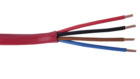 159654rd Fire Alarm Audio Wire Cable Conductor Awg Fplp Plenum Red