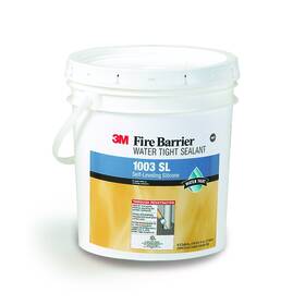 7000059389 3m Fire Barrier Water Tight Sealant 1003 Sl Gray 4.5 Gallon Pail