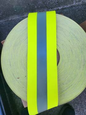 9587b 3m Fire Coat Trim Reflective Florestant Lime Yellow Sew On 3 Inch X 10 Yd