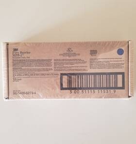 98-0400-5273-4 3m Mpp-1 Moldable Putty Pad Fire Barrier 4 Inch X 8 1/8 Qty 10. E3 44