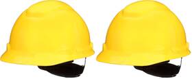 H-702sfr-uv 3m B0ccyk6bs2 Securefit Yellow Safety Helmet Cap Style Uvicator Sensor 4-point Rat