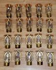 Lot-ty4111 4111 Ty411 Tyco Nos Brass Fire Sprinkler Head Upright Npt