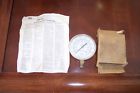 41985 Globe Vintage Fire Protection Brass Water Pressure Gauge Psi Made