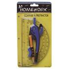 422485 Homework Safety Compass Protractor Case Of 871936001474