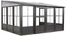 440-8163025 Sojag Charleston Dark Grey Metal Gazebo
