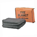 650204br Log Fire Blanket Bag Mounting Holes Brass Grommets New