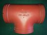 6x6x6 Tang Inch Tee Junction Grooved Iron Duct For Fire Sprinkler