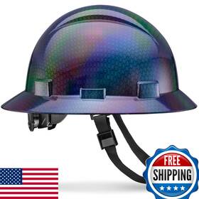 B0868tttkf Acerpal Full Brim Non-vented Chameleon Carbon Fiber Design Gloss Finish Osha