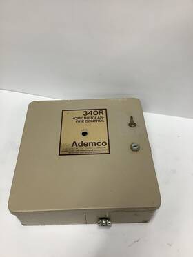 340r Ademco Home Burglar Fire Control /w Dictograph 247
