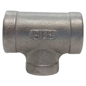 F-f-sl-af-n-tr-16-12 Af Hydro Stainless Steel Ss316 Reducing Tee Pipe Fitting 1ftftnpt X 3