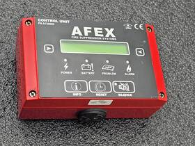 A729000 Afex Fire Suppression Systems Control Unit Panel Good Battery