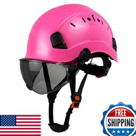 B0c7gg8jmh Afuto Pink Hard Hats For Women Lightweight 6-point Suspension Ansi Z89.1