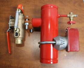 7000l Agf 8011 Commercial Riserpack 4 Inch Model With Potter Vsr Flow Switch. Prv
