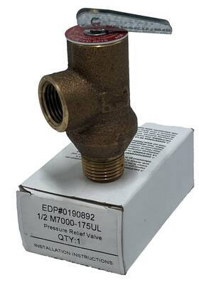 M7000-175ul Agf 1/2 Inch M7000-175 Psi Pressure Relief Valve Fire Sprinkler System Ul Listed Fm