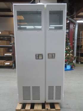 Y803cylf-ag Airgas 3 Cylinder Gas Storage Cabinet With Top Mounted Exhaust Vent And Window