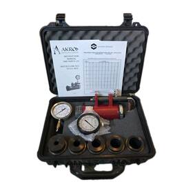 9015 Akron 2-1/2 Inch Hydrant/apparatus Water Flow Test Kit Style New With Extra Gauge