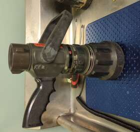 1723 Akron Brass Turbojet Fire Nozzle Used 1.5 Inch Morning Pride