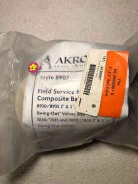 8907 Akron Brass Style Field Service Kit With Composite Ball