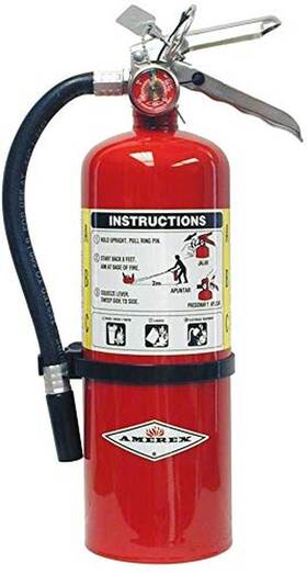 B500 Amerex 757457678992 5 Lbs Abc Dry Chemical Fire Extinguisher