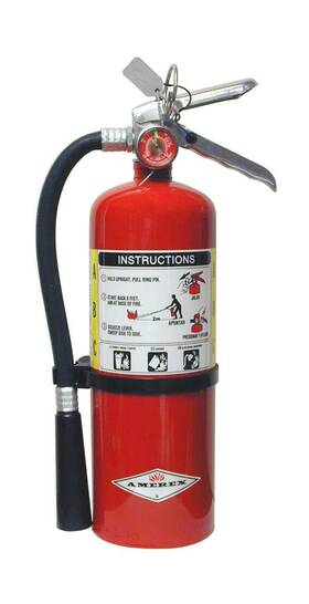 2a-10 Amerex 787461658048 B500 Abc Dry Chemical Fire Extinguisher Bc Rated 5 Lb. 1