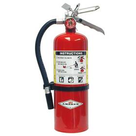 B402 Amerex 5 Lb. Abc Dry Chemical Fire Extinguisher With Wall Bracket