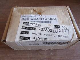 436.03.9419902 Amerex P20756 Fire Suppression System Circuit Monitor
