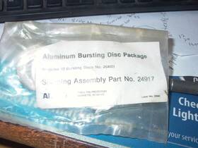 26400-24917 Ansul New Old Stock Aluminum Bursting Disk Pk10 26400 24917