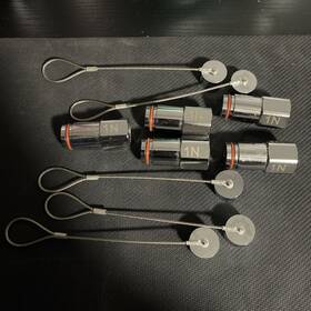 443317 Ansul 5 X 1n Nozzles With Caps R-102 Restaurant Fire Suppression System
