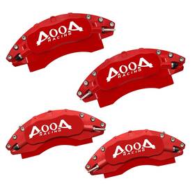Aooa 751105608973 Powder Coating Aluminum Red With White Character Caliper Cover Fits Toyo