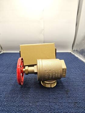 4324000610 Asc 2-1/2 Inch Fnpt X Mnst Angle Hose Valve Trim Fit Firehose Cast Brass 300psi