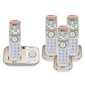 Bl3112-4 At&t Cordless Phone For Home - 4 Handsets Dect 6.0 Bluetooth Cell