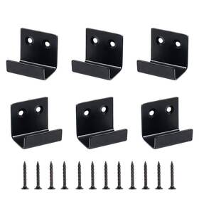 2304-atk-01066bk Atskonnen U Bracket Stainless Steel Mounting Brackets 1.6 Inch X 1.3 Wall Hook Hanger Fast