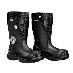 0912 Black Diamond X2 14 Inch Pull-on Leather Nfpa Structural Fire Boot Size 12.5