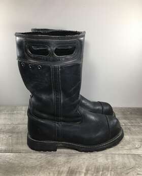 270-0975 Black Diamond Cross Tech Firefighting Mens Steel Toe Leather Boots 9.5