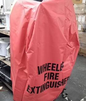 Wuc4 Brooks Heavy Duty 150lb Wheeled Fire Extinguisher Vinyl Cover 52x42x30