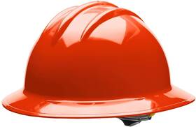 3-rib Bullard 33hor C33 Full Brim Safety Hard Hat With 6-point Ratchet Suspension A