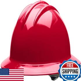 B0c9s85vjr Bullard 3-rib C33 Full Brim Safety Hard Hat 6-point Ratchet Suspension And