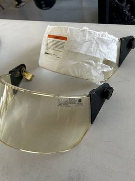 R334 Bullard Model 4 Inch Visor With Mounting Brackets New 2018 Edition