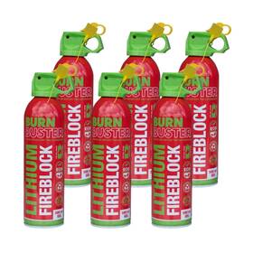 Bb1006 Burnbuster Lithium-ion Fire Extinguishing Gel 6-pack - Battery Suppression For