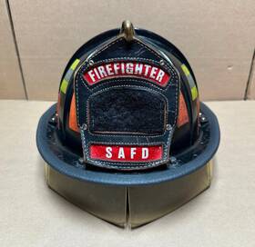 71m431236a00c Cairns C-trd -71m431236a00c Msa 1044 Traditional Composite Fire Helmet Safd Black With Flip Eye Protect