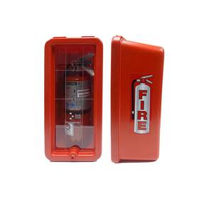 10551-h Cato Red Plastic Chief Fire Extinguisher Cabinet For 2-1/2 Or 5 Lb. E