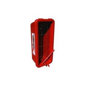 12051-h Cato Red Plastic Chief Fire Extinguisher Cabinet For 20 Lb. Extinguis