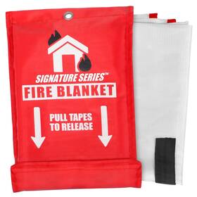 Certified Brands 840454600643 Signature Series Fire Blanket Flame Suppression Fiberglass For Home