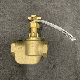 100rs-100y Champion Brass Straight Valve 1 Inch With Rising Swivel