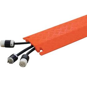 Fl2x1.75-o Checkers 2 Channel 3ft Long Light Duty Drive Over Cable Protector Fo... Fast Ship
