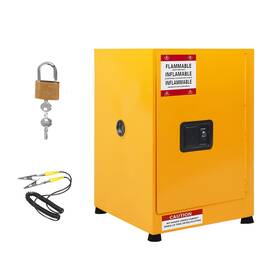 Cheinauto Pis 2 Hazardous Storage Cabinets 17 Inch X 18 Galvanized Steel Safety Cabinet Fl