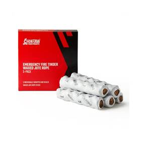 Chok-100003 Choktaw Waxed Jute Rope Survival Fire Starters X5 - Natural Waterpr... Fast Ship