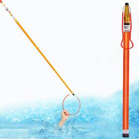 Pheed-1 Cloud Fire 4-15ft Telescopic Pool Rescue Hook And Pole - Emergency Life Saving