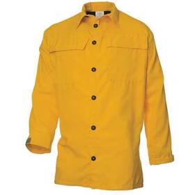 Fc103-l Coaxsher Wildland Fire Shirt L Yellow Button