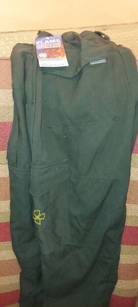 Fc212-36x36 Coaxsher 7.0 Oz. Tecasafe Tyee Wildland Vent Fire Pants Green 36 Inch Waist I